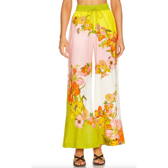 Alemais Multicolor Floral Boot Cut Pants - Picture 9 of 9